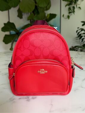 coach elle backpack red – Siopaella Designer Exchange adiva_os - NEW! Coach f87676